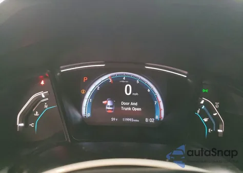 2019 Honda Civic Lx из США, поврежденный, VIN 19XFC2F66KE047410